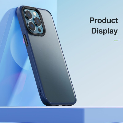 Ốp lưng chống sốc viền cao su cho iPhone 14 Pro (6.1 inch) thiết kế mặt lưng trong suốt Hiệu Rock hybrid tective Case (độ đàn hồi cao, bảo vệ toàn diện, tản nhiệt tốt) - hàng nhập khẩu