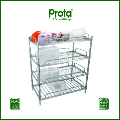 Kệ Úp Chén 4 Tầng Lắp Ráp Prota PT958
