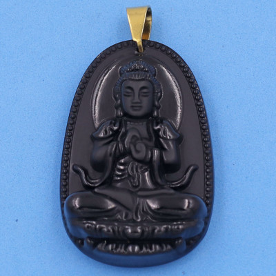 Mặt Phật Như lai Đại nhật đen 5cm 