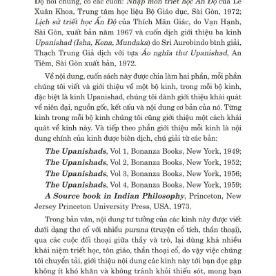 Veda Upanishad - Những Bộ Kinh Triết Lý Tôn Giáo Cổ Ấn Độ - ST