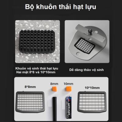 Máy thái rau củ quả đa năng, thái lát, thái sợi, thái hạt lựu Thương hiệu Mỹ cao cấp Septree GJ807 & GJ817 - Hàng Nhập Khẩu (Bảo Hành 12 Tháng)