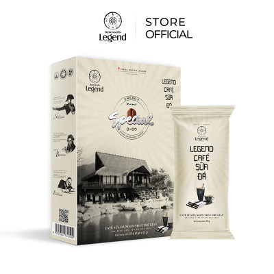 Cà Phê Trung Nguyên Legend Sữa Đá – Hộp 9 Gói – Cà Phê Hòa Tan Pha Đá Chuẩn Vị Việt