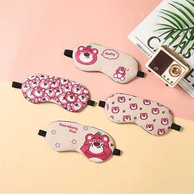 Tấm Che Bịt Mắt Có Túi Gel Làm Mát Giảm Căng Thẳng Hình Gấu Đáng Yêu GROFA - Giao ngẫu nhiên