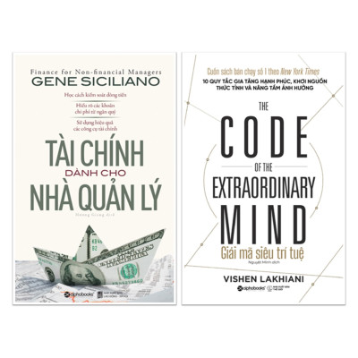 Combo Sách Tư Duy Thành Công: Giải Mã Siêu Trí Tuệ + Tài Chính Dành Cho Nhà Quản Lý