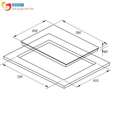 Bếp Điện Từ Eurosun EU-TE882G - Hàng chính hãng