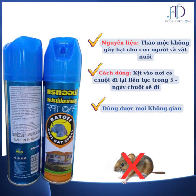 Chai xịt đuổi chuột Thái Lan 300ml