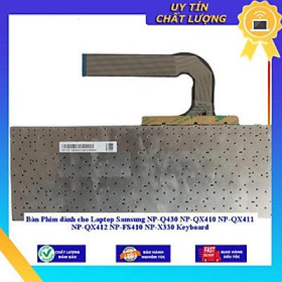 Bàn Phím dùng cho Laptop Samsung NP-Q430 NP-QX410 NP-QX411 NP-QX412 NP-FS410 NP-X330 Keyboard - Hàng Nhập Khẩu New Seal