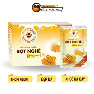 Bột nghệ uống liền Honimore hộp 288g - 18 gói Thơm ngon dễ uống
