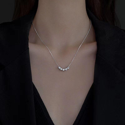 Dây chuyền titan cao cấp bi tròn hottrend CiCi Accessories trang sức nữ sang trọng cá tính