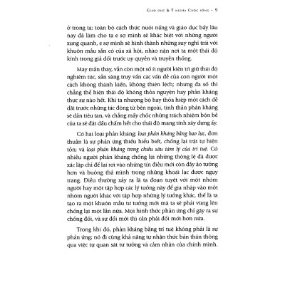 Sách - Giáo Dục Và Ý Nghĩa Cuộc Sống