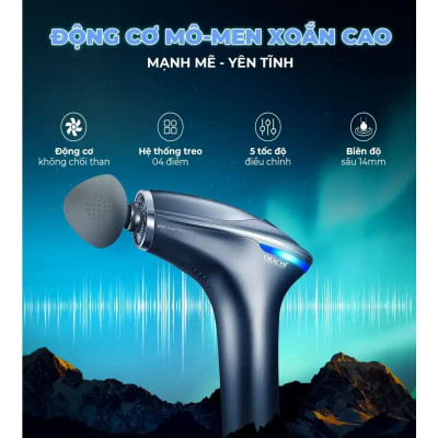 Máy massage cầm tay OKACHI JP-G7 (Cao Cấp) Giúp Massage Toàn Thân