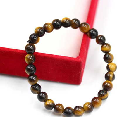 Vòng Tay Đá Mắt Hổ Vàng 6MM