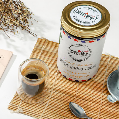 250 gr Cà phê Robusta nguyên chất 100% pha máy, pha phin vị đắng đầm hậu ngọt thơm nồng từ Nhiệt Cafe