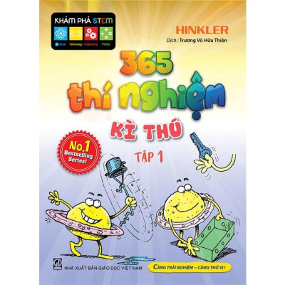 Bộ 365 Thí Nghiệm Ký Nghiệm Kỳ Thú (5 Tập) - Bản Quyền