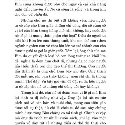 Văn Học Cổ Điển - Con Bim Trắng Tai Đen (Tái Bản 2023)