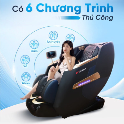 Ghế Massage LS-679, Ghế Masage Toàn Thân Với Công Nghệ AI Quét Cơ Thể Chăm Sóc Có Sức Khỏe Toàn Diện