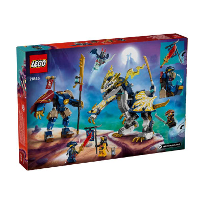 Đồ Chơi Lắp Ráp Rogue Và Cỗ Máy Rồng Chiến Đấu LEGO NINJAGO 71843 (584 chi tiết)