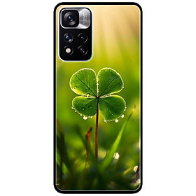 Ốp lưng cho Xiaomi Redmi Note 11 - 11S 4G - Redmi Note 11 5G - 11 Pro Q.Tế - 11 Pro N.Địa - Cỏ May Mắn Vươn Lên - Hàng Chính Hãng