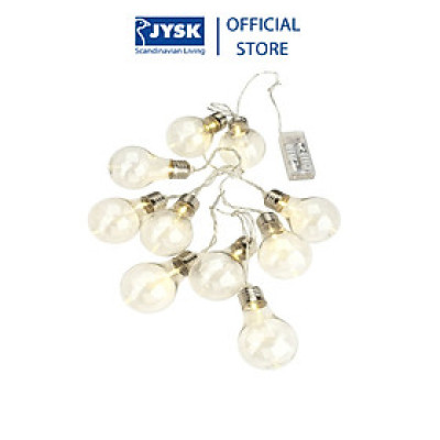 Dây đèn led | JYSK Filip | 10 bóng màu trắng | 165cm