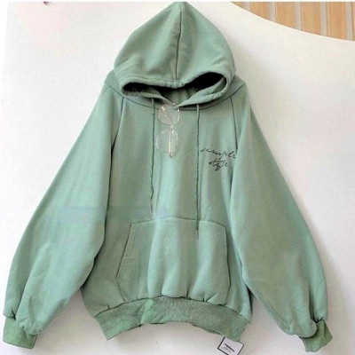 ÁO HOODIE - ÁO KHOÁC NỈ NGOẠI Form Dơi Tay Phồng (HD2360 - Simple Style - Ảnh Thậ)