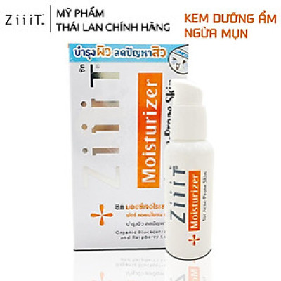 Kem Dưỡng Ẩm ZIIIT Moisturizer 30ml Làm Sạch Sâu, Kiểm Soát Nhờn, Hỗ Trợ Giảm Mụn Cho Da Nhờn, Da Nhạy Cảm