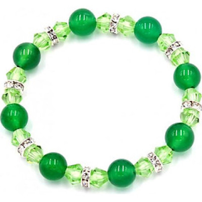 Vòng đeo tay đá thạch anh xanh 10 ly FTMXX42