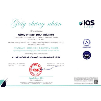 Hộp 100g Yến mềm đặc biệt chăm sóc sức khỏe cho trẻ em