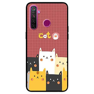 Ốp lưng dành cho Realme 6i mẫu Mèo Nâu