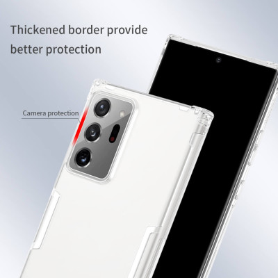 Ốp lưng dẻo silicon cho Samsung Galaxy Note 20 Ultra hiệu Nillkin mỏng 0.6mm, chống trầy xước - Hàng chính hãng