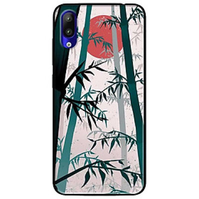 Ốp lưng dành cho Vsmart Start mẫu Trúc Trăng Đỏ