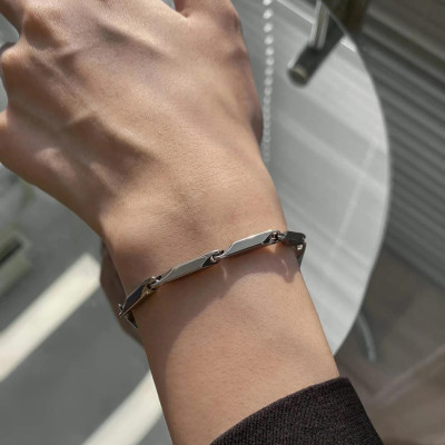 Vòng - Lắc nữ titan hoả tiễn trơn thời trang cao cấp thép không gỉ titanium trangsucpt PTLTNAB