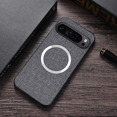 Ốp Lưng Từ Tính Cho Google Pixel 9 Pro XL / 9 PRO / 8 PRO / 8 Chất Liệu Vải Viền Silicone - BUM STORE GALAXY CASE