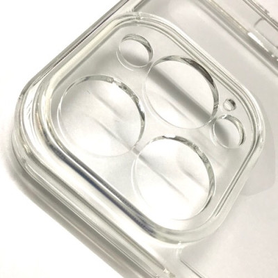 Ốp lưng cho iPhone 14 Pro Max hiệu Likgus Clear Shock Camera trong suốt (Không ố màu) - Hàng nhập khẩu