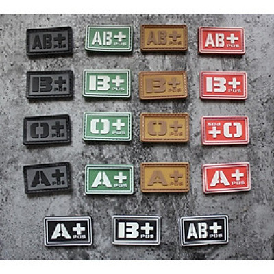 Patch_miếng dán nhóm máu PVC chiến thuật