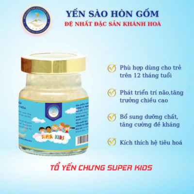 [Gói QT 16 Hũ] Tổ Yến Chưng Cao Cấp Dành Cho Trẻ Em - Yến Sào Hòn Gốm Chính Hiệu Khánh Hoà - HGKNEST