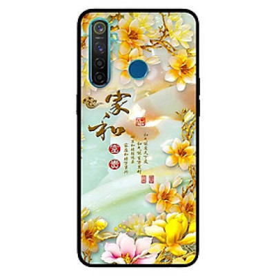 Ốp lưng dành cho Realme 5 - 5s - 6i mẫu Chữ Hoa Vàng