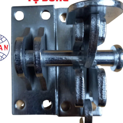 Chốt Cửa Tự Động An Toàn, Cao Cấp, Khoá Tự Cài Bằng Sắt CNC Nhúng Kẽm – Không Han Rỉ, ĐÈN TRANG TRÍ , ĐỒNG HỒ TREO TƯỜNG
