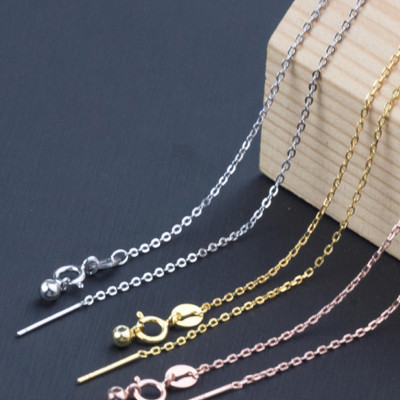 Dây chuyền bạc dạng móc xích - Ngọc Quý Gemstones