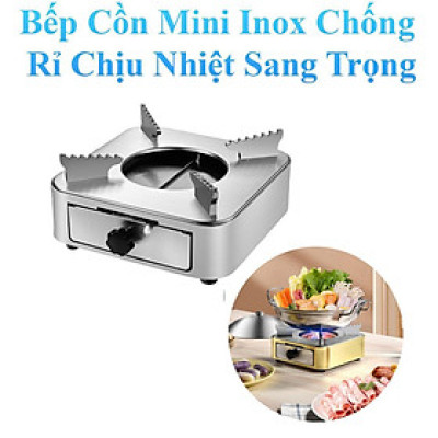 Bếp Cồn Mini Inox Chống Rỉ Chịu Nhiệt Sang Trọng Cho Nhà Hàng