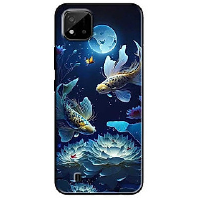 Ốp lưng cho Realme 9i - 10 - C20 - C67 - C65 4G - C11 2021 - Poco X6 5G - Đôi Cá Đem - Hàng Chính Hãng