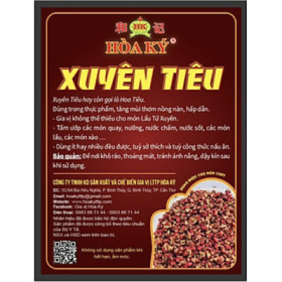 Xuyên tiêu hạt 500gr Hoà Ký nguyên chất