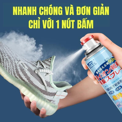 Chai Xịt Lưu Hương Khử Mùi Hôi, Chống Khuẩn Giày Dép 260ml Hàng Xuất Nhật