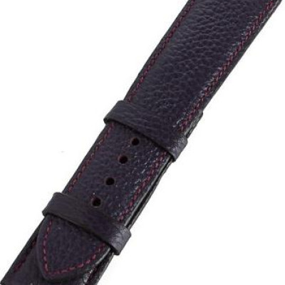 Dây đồng hồ nam nữ Huy Hoàng da bò size lớn màu tím đậm HT8141