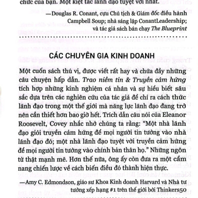 Trao Niềm Tin Và Truyền Cảm Hứng - Trust And Inspire