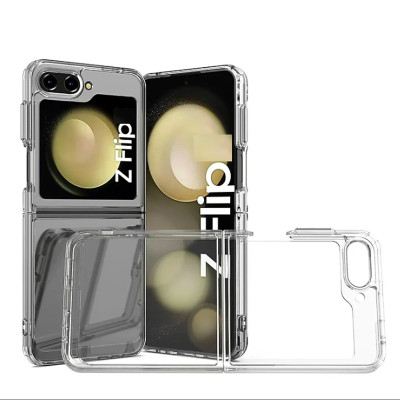 Ốp lưng trong suốt chống sốc cho Samsung Galaxy Z Flip 6 hiệu Likgus Crystal - Bảo vệ toàn diện, chống sốc chống va đập - Hàng chính hãng
