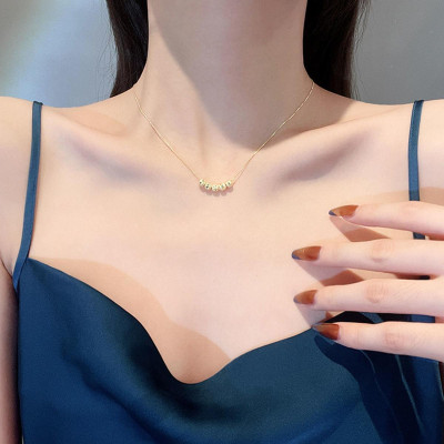 Dây chuyền titan cao cấp bi tròn hottrend CiCi Accessories trang sức nữ sang trọng cá tính