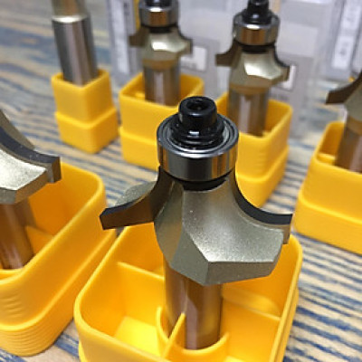 Mũi phay, mũi soi, mũi cắt vát cạnh tròn lồi 1/2"x3/8"(R=4.76mm) ARDEN