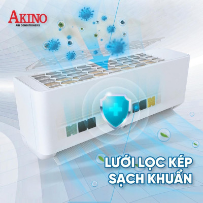 Máy lạnh Akino inverter 1.5 HP AKN-12CINV1FA-12000BTU- Hàng Chính Hãng ( Giao hàng toàn quốc).