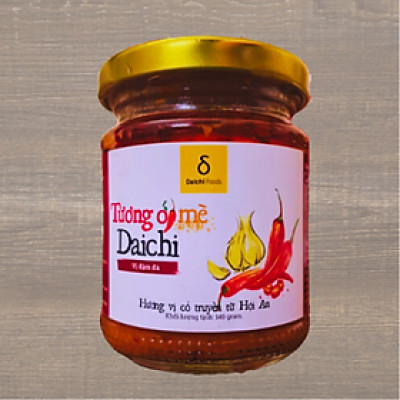 Tương ớt mè Daichi - Sesame chili sauce - 100% tự nhiên