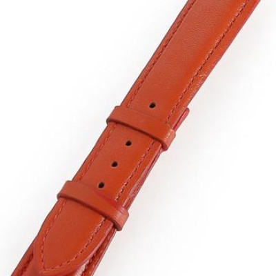 Dây đồng hồ nam nữ Huy Hoàng da bò màu cam HT8120